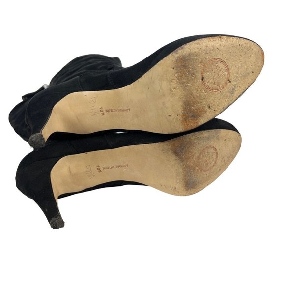 Adrienne Vittadini Peedro Suede Heel Slouch Boots - Picture 9 of 11